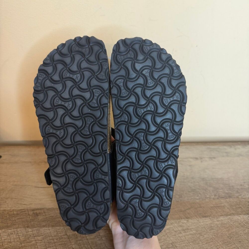 Birkenstock Gizeh Black Birko-Flor Slide Sandals Size 37 (us 6-6.5) - Picture 7 of 7